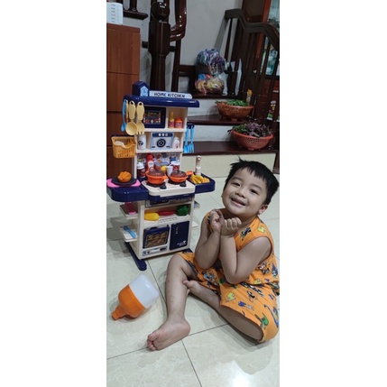 Bộ đồ chơi nấu ăn 2 tầng 43 chi tiết cao 75 cm cho bé