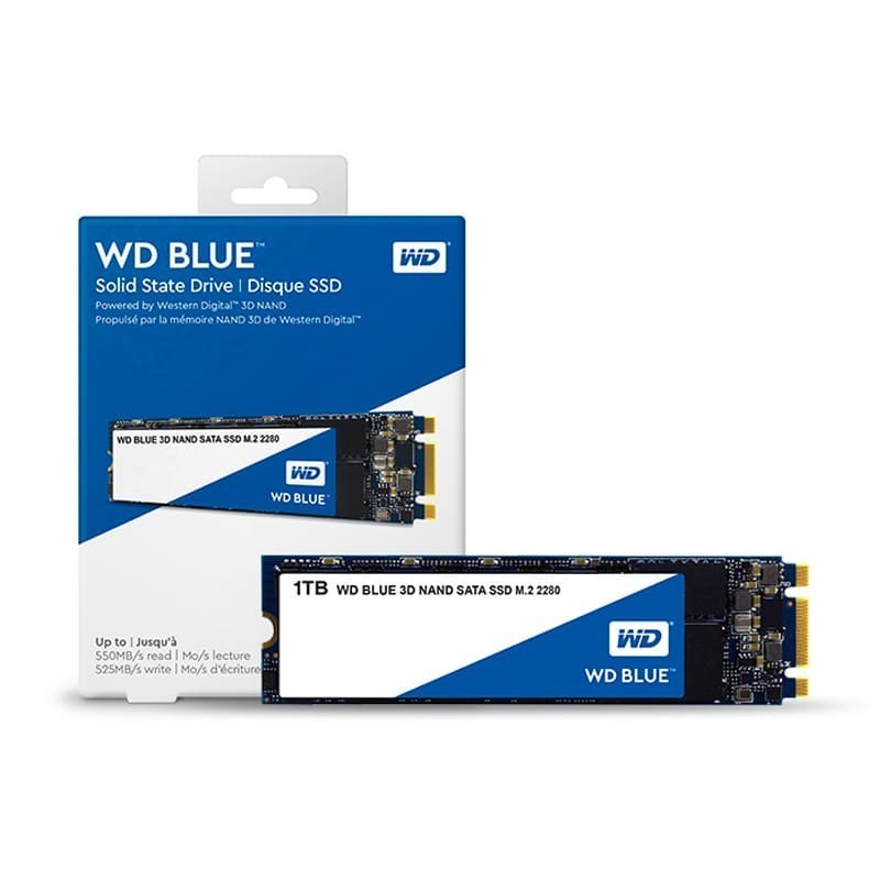 Thẻ nhớ SSD WD 500GB/1TB M.2 PCIe Phương Tây WD 3D NGFF | BigBuy360 - bigbuy360.vn