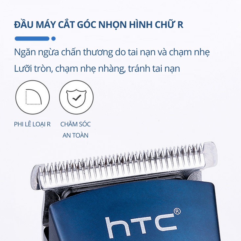 (2022) Tông Đơ Cắt Tóc Gia Đình Cho Người Lớn Trẻ Em Thú Cưng 2in1 HTC AT227 AT228 I Bảo Hành Máy tăng 1 Năm - Flyco