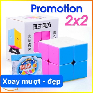 Đồ chơi Rubik 2x2 loại xịn đẹp xoay siêu mượt