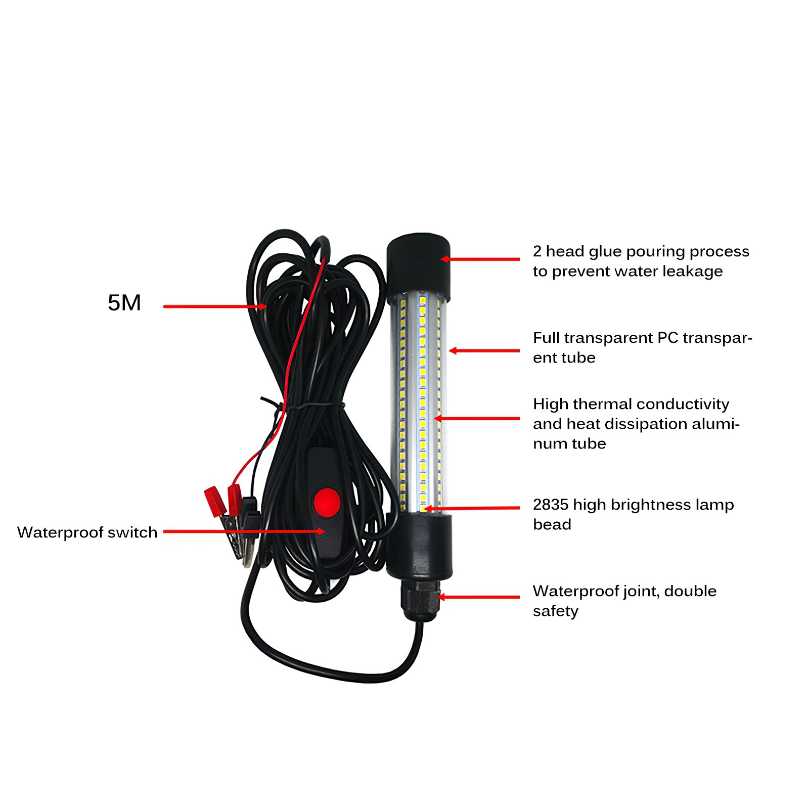 Máy Dò Cá Có Đèn Led Hzn03-Led