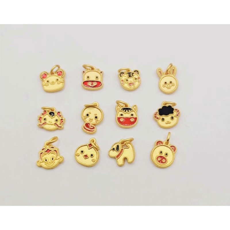 Charm 12 con giáp Phát Tài Phát Lộc, Vòng Dây Cáp Bền Đẹp 🥰🥰🥰