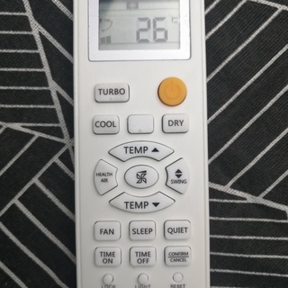 Điều khiển Remote máy lạnh AQUA 2 chiều nút cam
