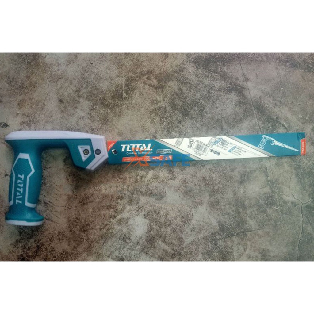 Cưa tay hình compa TOTAL THCS30026 Thiết kế đầu nhọn, cưa thẳng chất liệu SK5 cao cấp, độ bền, khả năng chịu nhiệt tốt