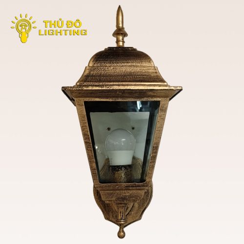Đèn Gắn Tường Ngoài Trời THỦ ĐÔ LIGHTING Thân Đèn Hợp Kim Phủ Sơn Đen Và Trang Bị Đui E27 HC-B011