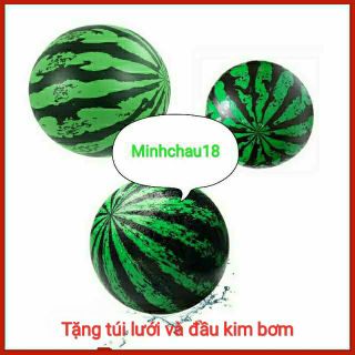 Banh Dưa Hấu SIZE LỚN - Quả Bóng Hình Dưa Hấu chơi trên cạn hoặc dưới nước