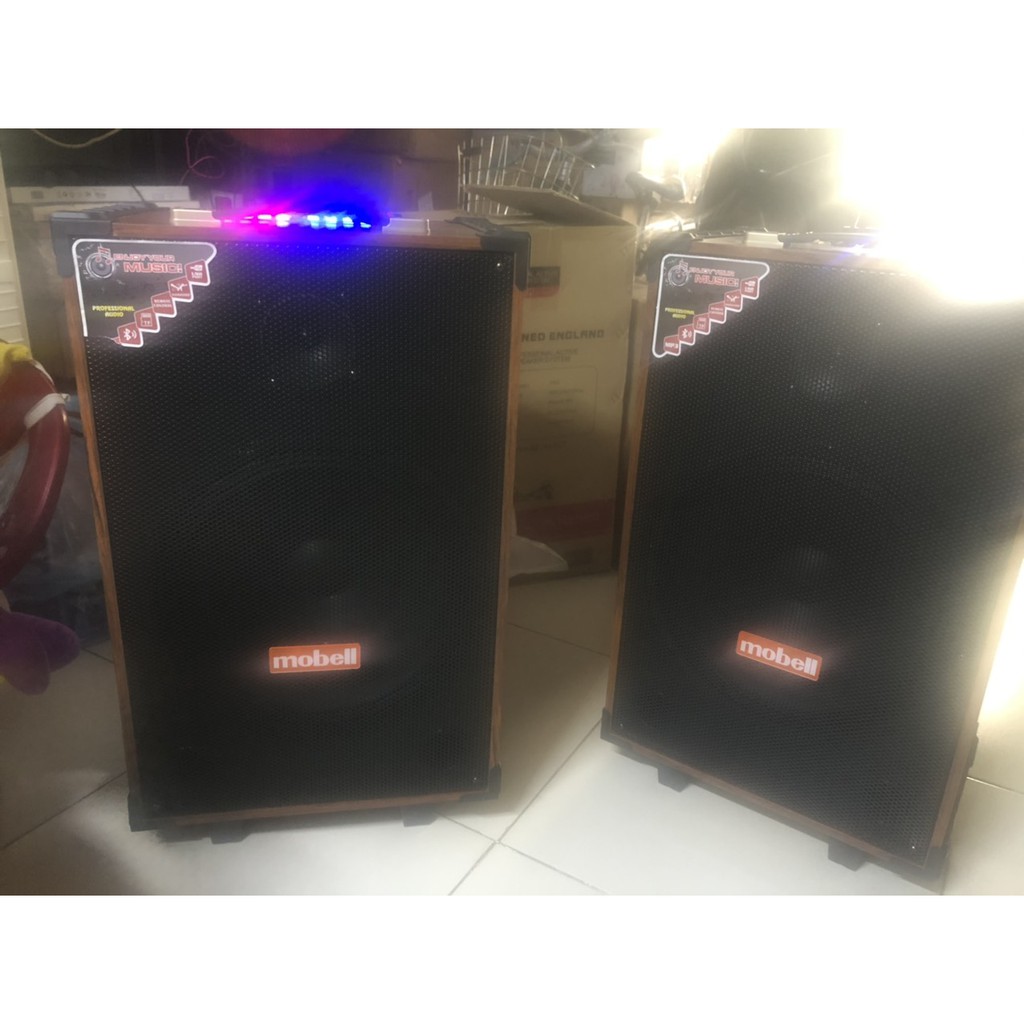 Loa kéo Karaoke Mobell K15  3 tat   1000W  chinh hang mobel