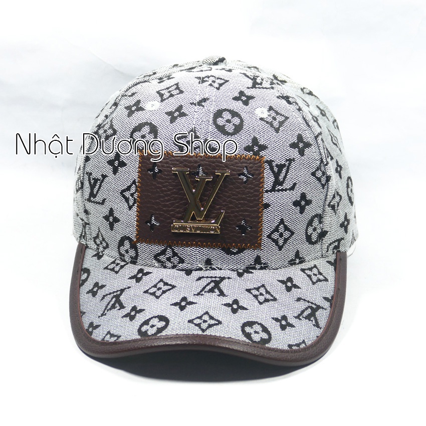 Nón kết, Mũ Lưỡi Trai thêu mặt da kết hợp gắn mặt sắt - Chất liệu Cotton phù hợp cho cả nam và nữ.