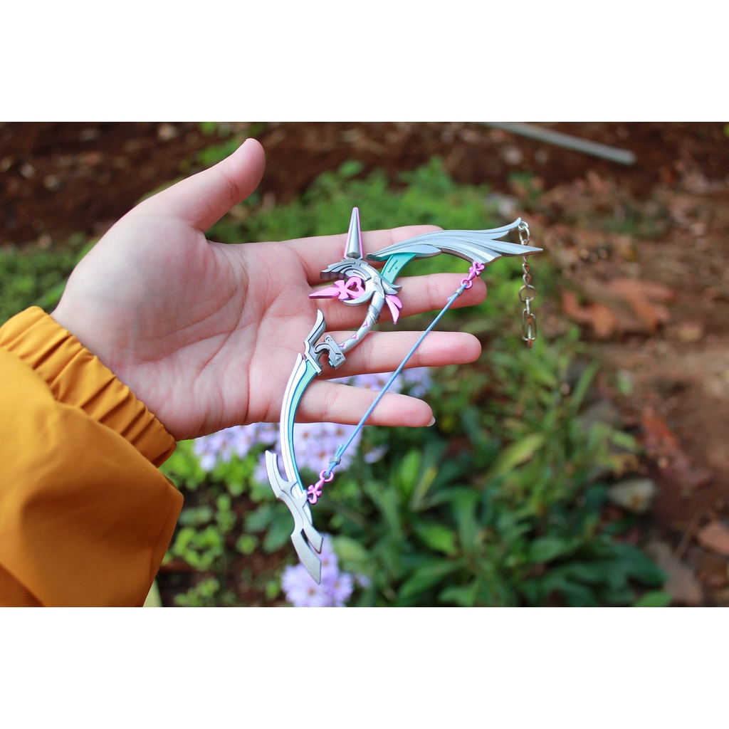 [ Tặng đế ][ 17cm ] Mô hình móc khóa Cung Amos loại 2 - Genshin Impact - Baystore