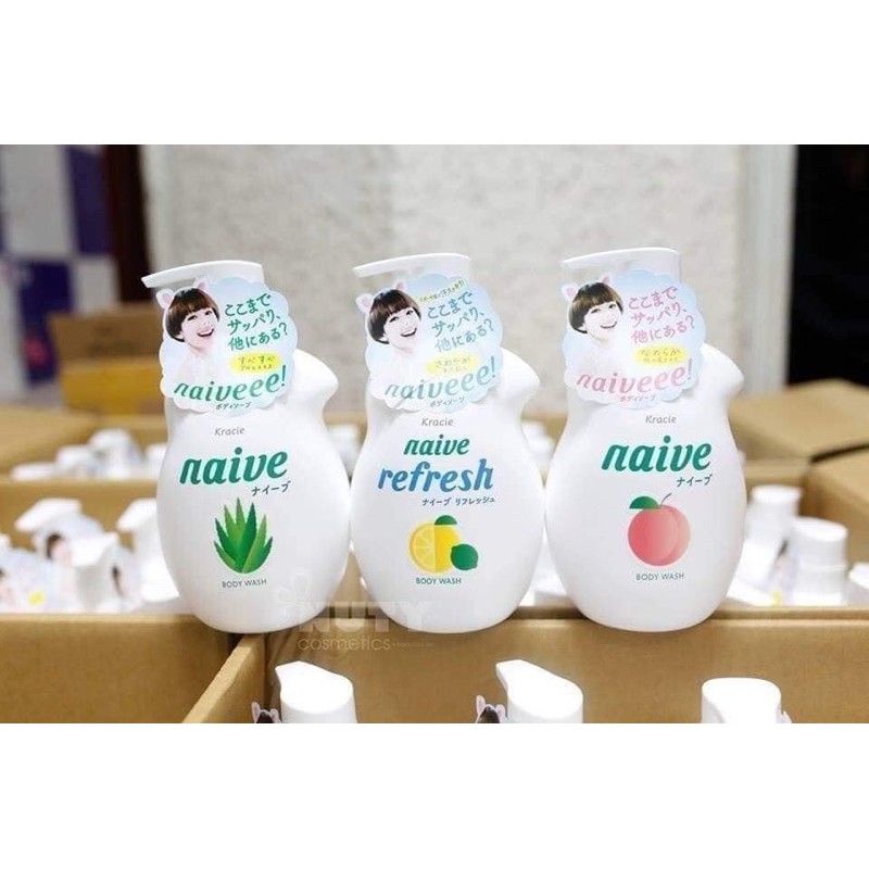 Sữa tắm Naive Kracie Nhật Bản 530ml