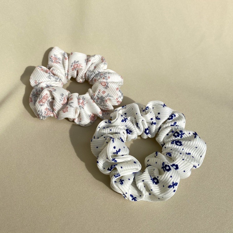 [TẶNG THÊM SRUNCHIES KHI MUA HÀNG] CỘT TÓC VẢI SRUNCHIES-DÂY BUỘC TÓC VẢI HOA