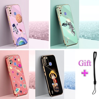 Ốp điện thoại kiểu mạ cho itel vision 1 pro itel s16 iel vision 1 pro itel s16