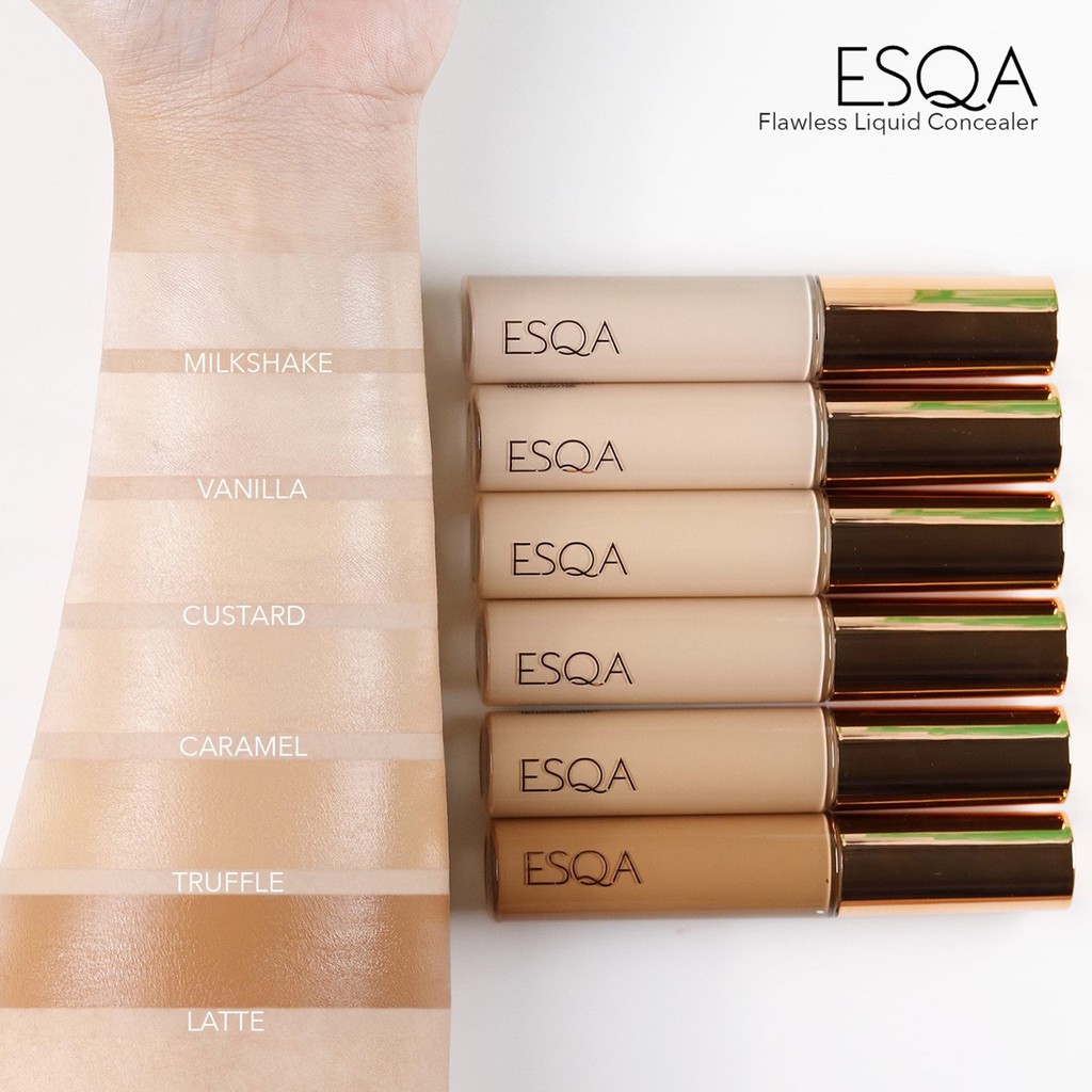 Kem che khuyết điểm ESQA Flawless Liquid Concealer (15g)