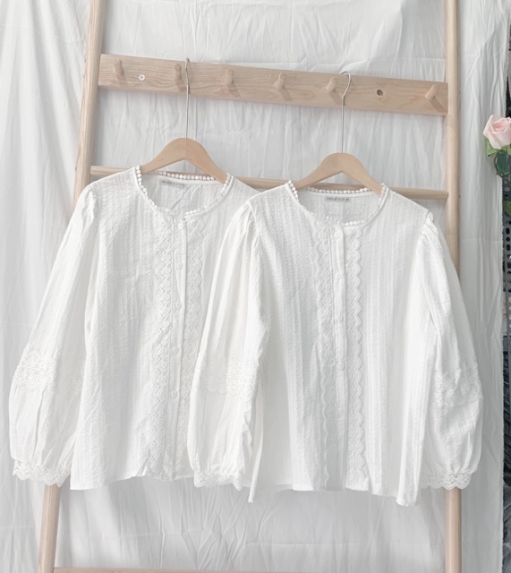 [Mã WASKT304 giảm 15% tối đa 30K đơn 99K] Áo babydoll trắng mã 1108 | BigBuy360 - bigbuy360.vn