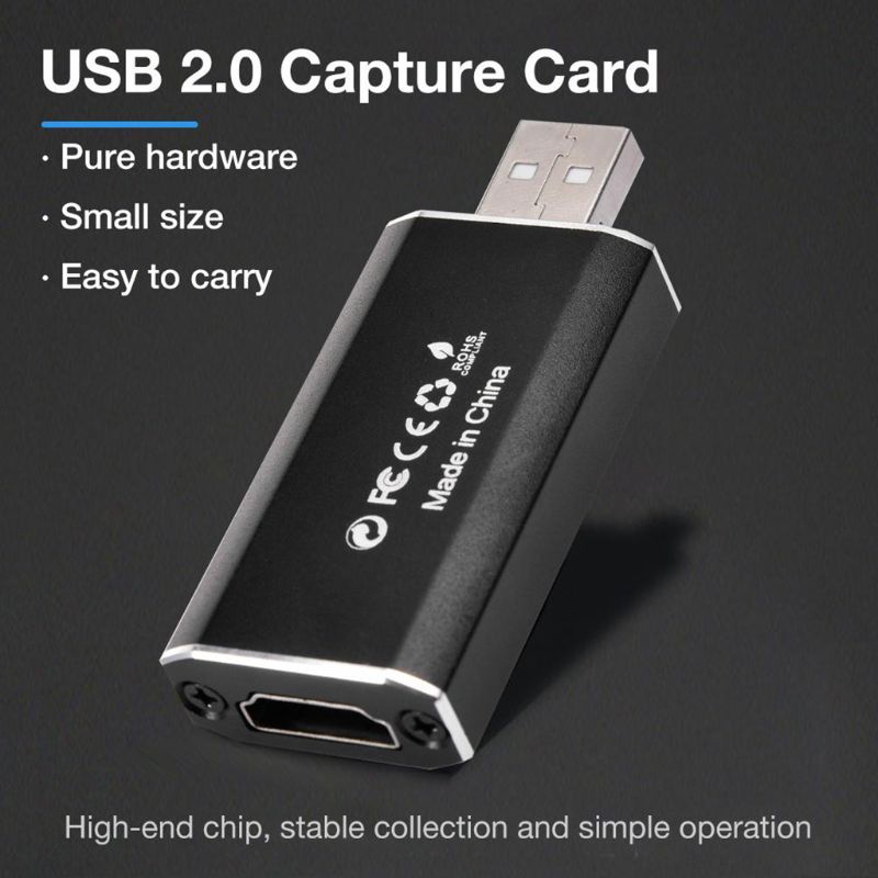 Thẻ Ghi Hình Video USB2 0 Mini Di Động Tiện Dụng Cho Máy Ảnh