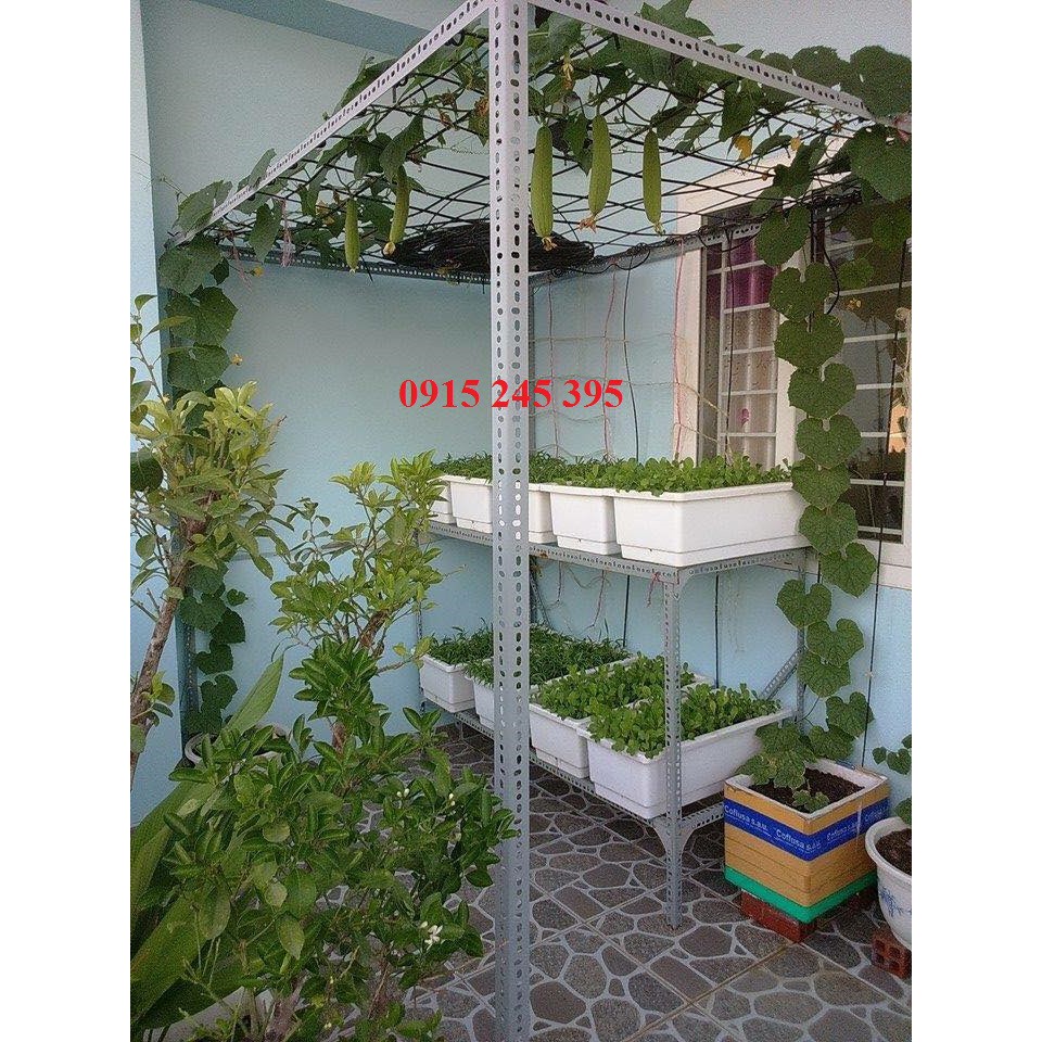 Kích thước dài : 50cm (Thanh sắt v lỗ đa năng V30x30mm)