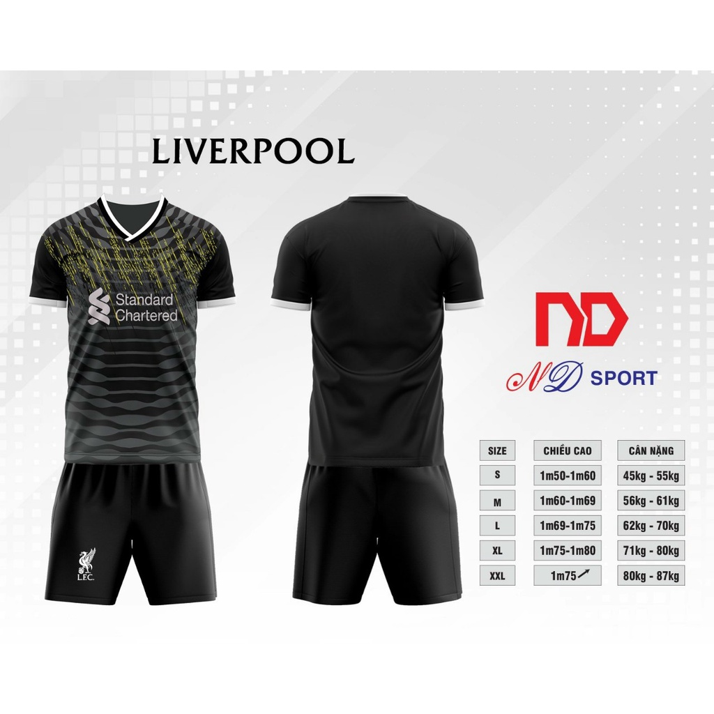 ÁO BÓNG ĐÁ CLB LIVERPOOL - BỘ QUẦN ÁO ĐÁ BANH CLB LIVERPOOL 2022