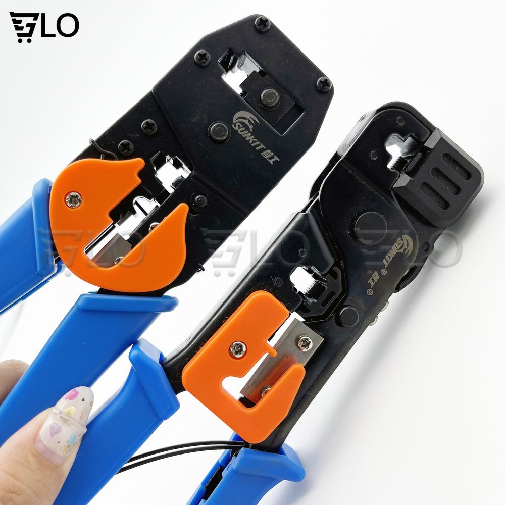 Kềm Bấm Cáp Mạng Đa Năng Sunkit RJ45, RJ11, RJ12 Cao Cấp
