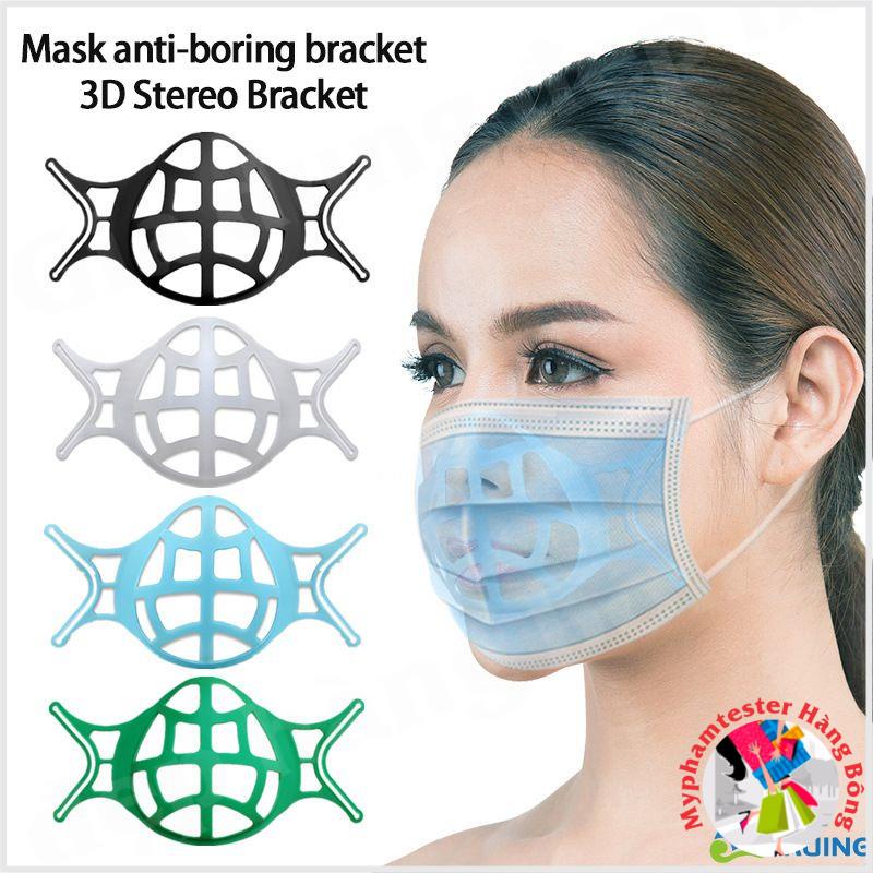 Khung đỡ đặt bên trong khẩu trang 3D chất liệu mềm mại đàn hồi thoáng khí tiện lợi