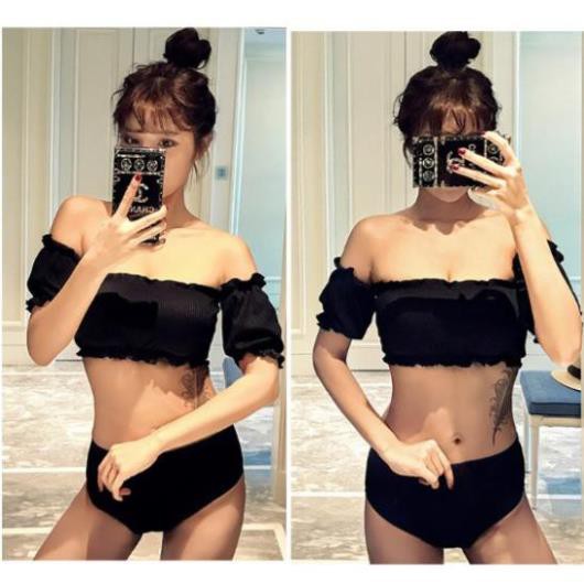 𝐂ự𝐜 𝐑ẻ XẢ 🚀 | Ảnh Thật | (Có sẵn) Đồ bơi/ Bikini trễ vai tay bèo 2 mảnh màu đỏ và đen . 2020 Sale 1 Xinh Chuẩn . ! ' ' ˇ | BigBuy360 - bigbuy360.vn