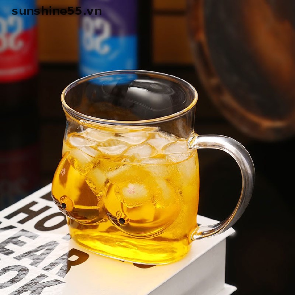 Ly Thủy Tinh Uống Bia Hình Cơ Thể Phụ Nữ Gợi Cảm Sáng Tạo