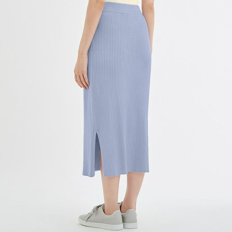 Chân váy len tăm bút chì  dễ thương, quyến rũ của GU - Nhật