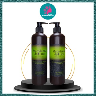 Gội Xả Macadamia DeLuxe cặp 500ml