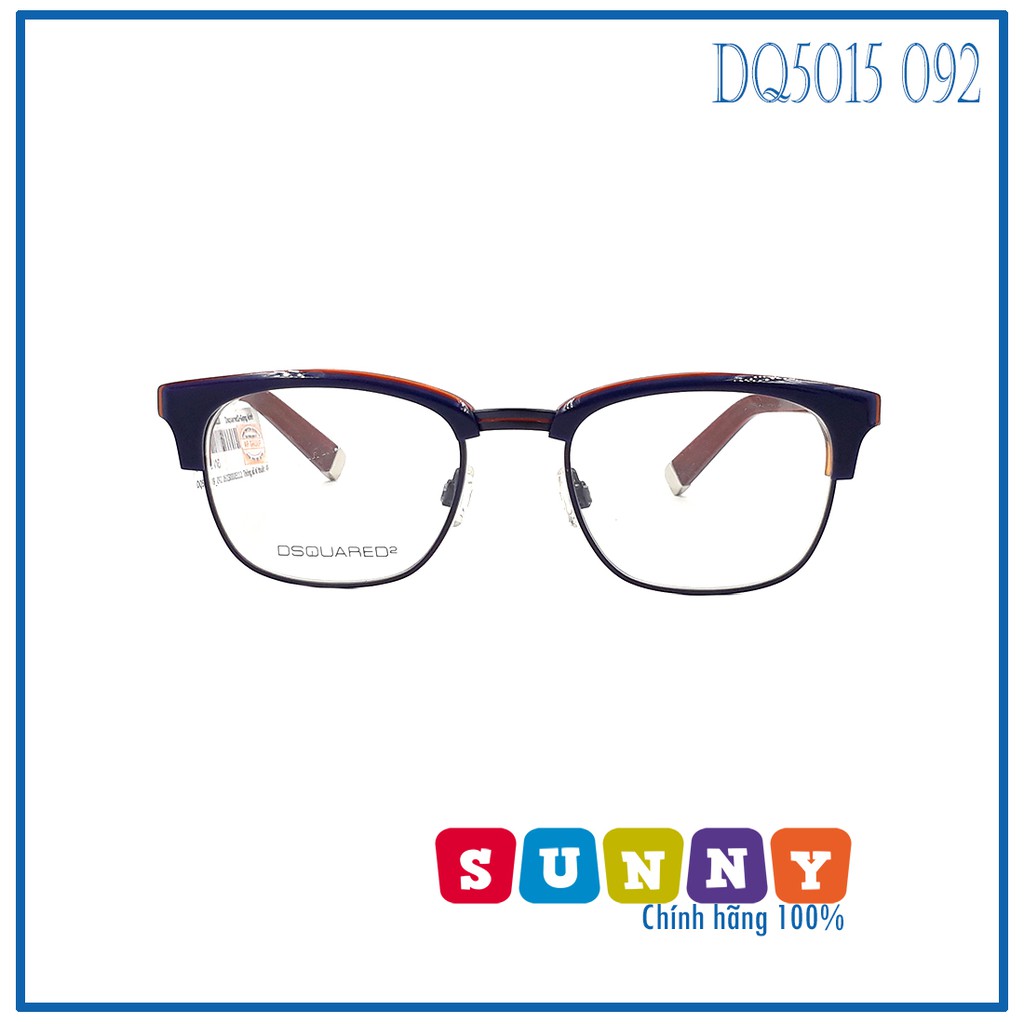 Gọng kính DSquared2 DQ5015 - bảo hành vĩnh viễn, sp chính hãng 100%, thiết kế dễ đeo bảo vệ mắt