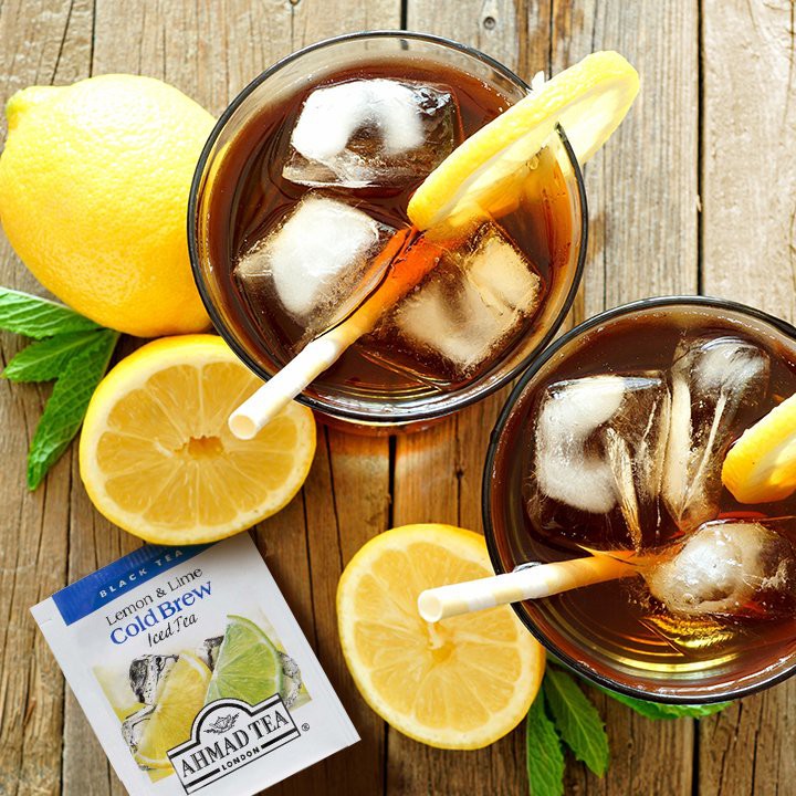 Trà đen Chanh pha lạnh 42g - AHMAD Cold Brew Lemon & Lime Tea
