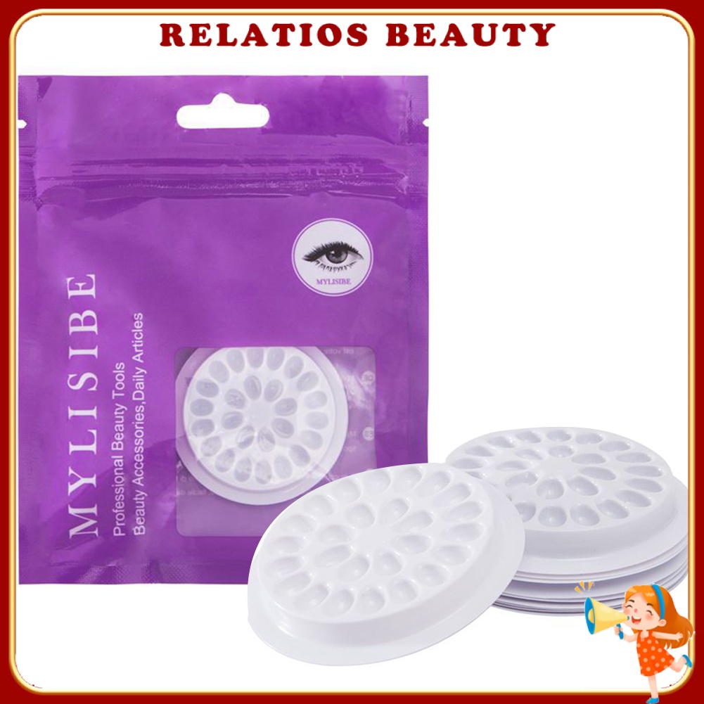 (Hàng Mới Về) Bộ 10 Miếng Đệm Đứng Hỗ Trợ Nối Mi Giả viewtoh