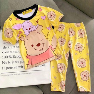 Bộ dài thun lạnh bé gái- đồ bộ bé gái