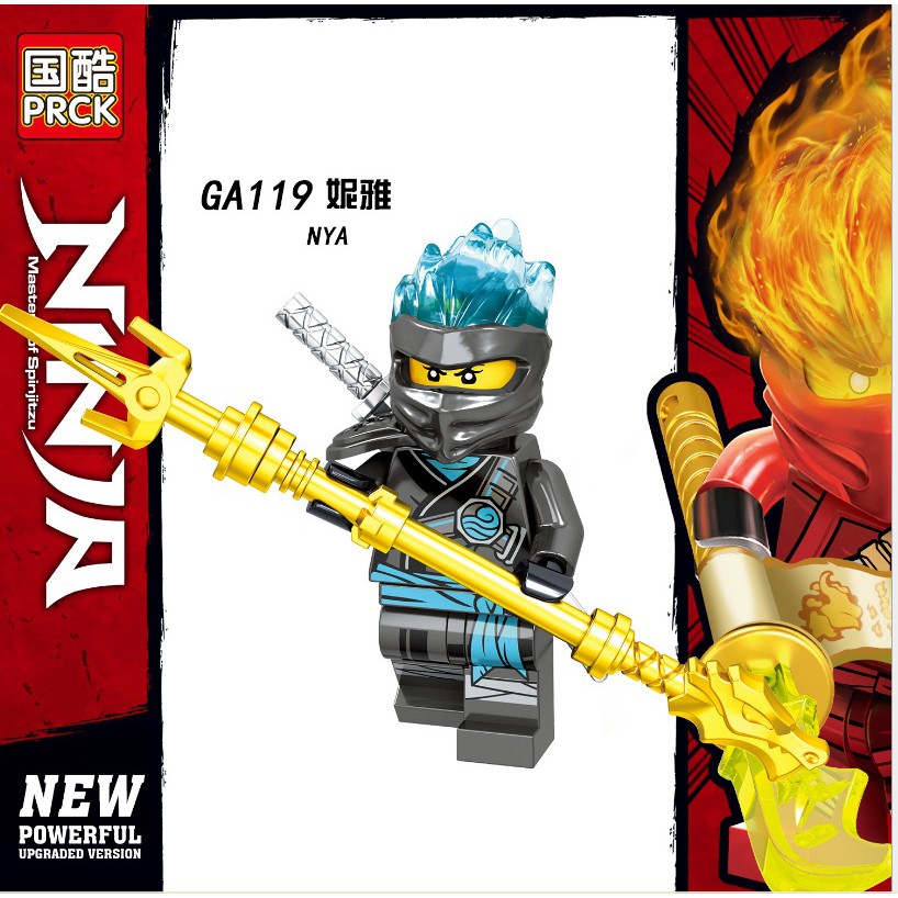 Minifigures nhân vật nonlego Ninjago bộ BLIZZARD SAMURAI V'S PYRO VIPERS