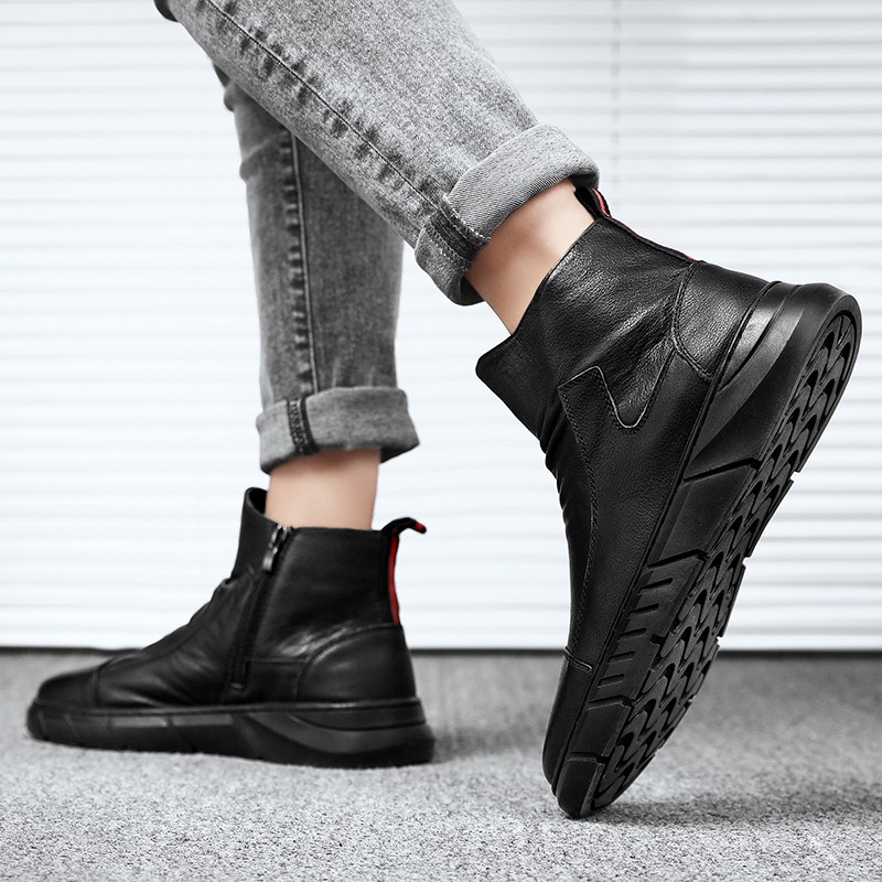 high boots men boots high boots men black boots ankle boots High Cut Shoes Martin boots leather boots Boots for men boots  booties Martin boots Ankle Boots for men Martin boots Chelsea boots