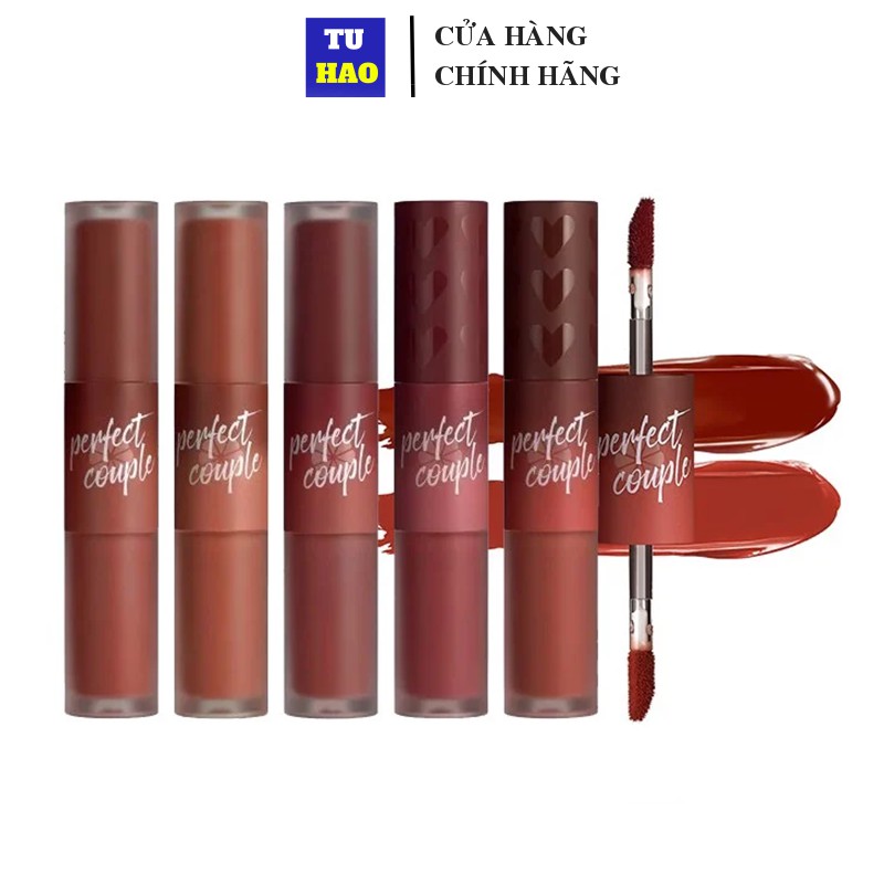 Son Kem Lì 2 Đầu Mịn Mượt, Lâu Trôi Lemonade Fashionistar Perfect Couple Lip 8g - Từ Hảo