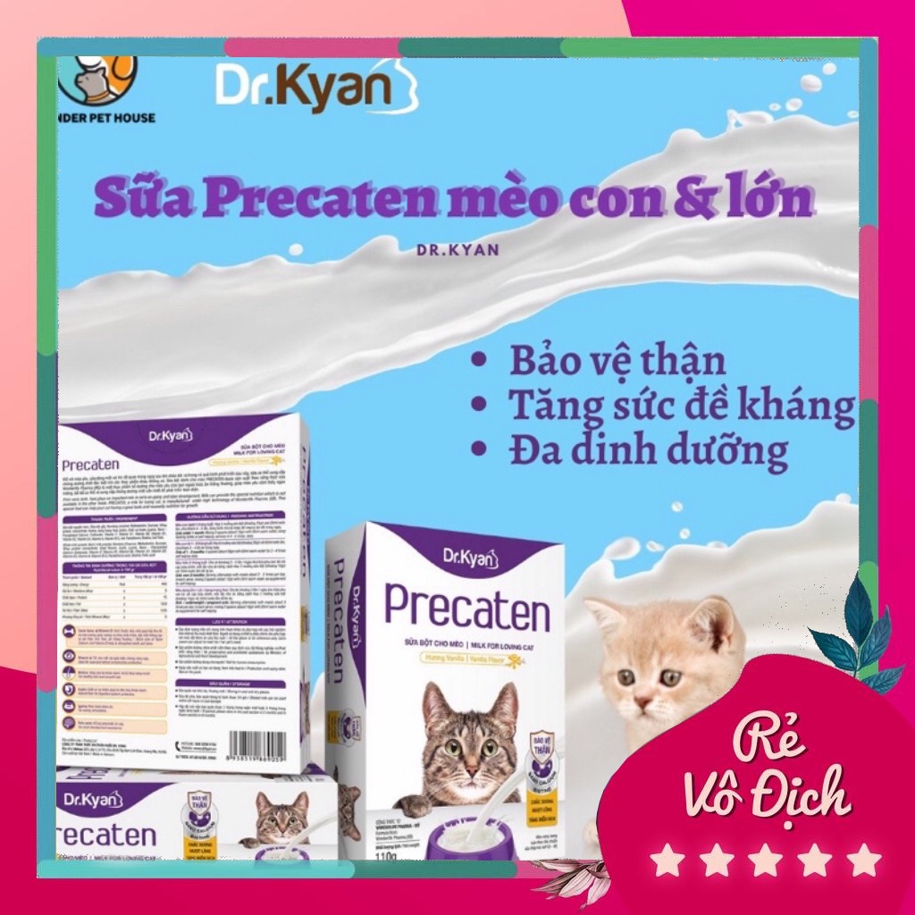 Sữa bột cho Chó/Mèo Dr.Kyan predogen precaten gói 110g