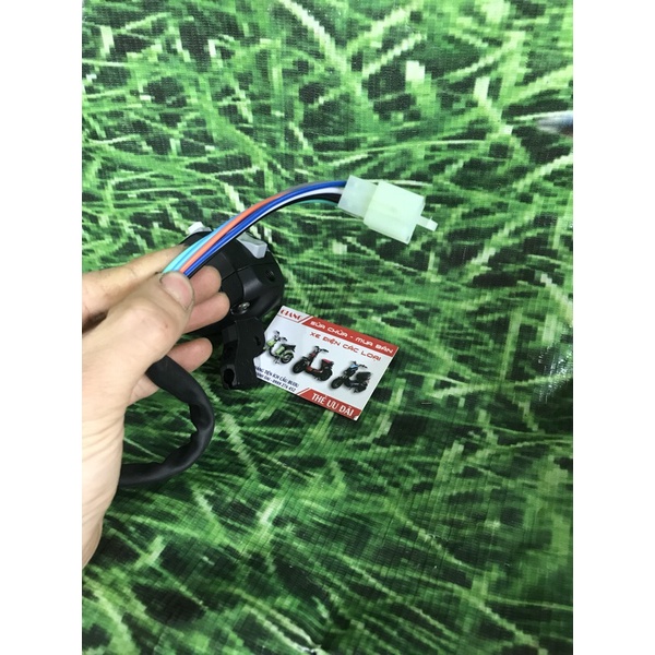 Cụm công tắc xinhan còi đèn xe điện xmen xe điện nịia bật tắt đèn bấm còi pha cốt đèn