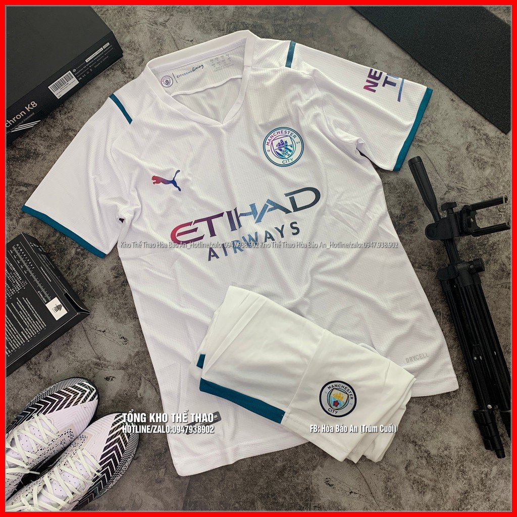 [FREESHIP] Bộ Quần Áo Bóng Đá CLB Mancity cao cấp mùa giải 2020-2021