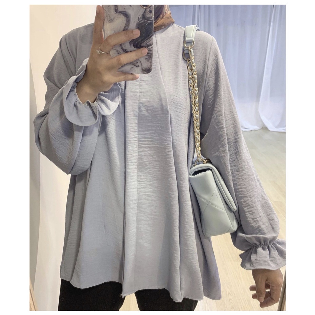 Áo Kiểu Vtzen - ZRX Blouse AJELY / Quần Dài / Áo Blouse Thời Trang Công Sở Mới Nhất Cho Nữ 2022 /