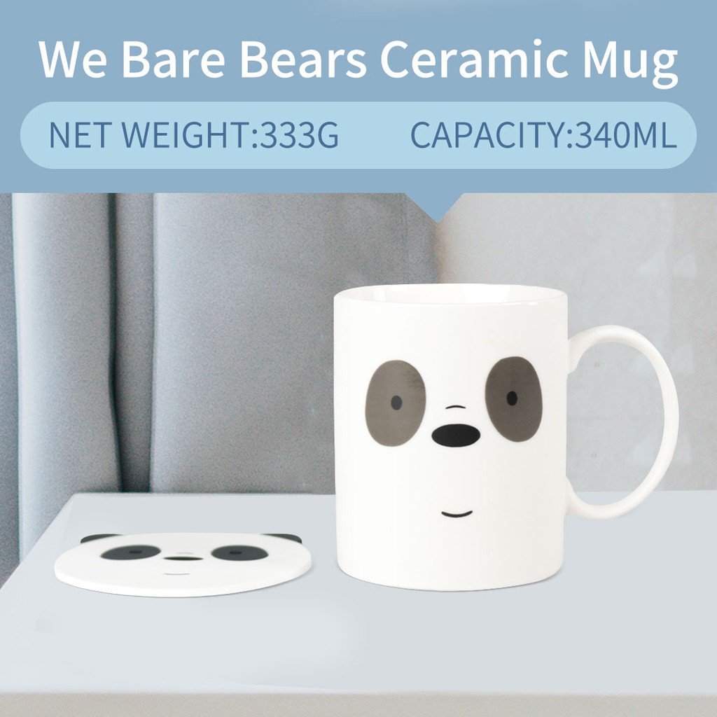 Cốc sứ We Bare Bears x Miniso | BigBuy360 - bigbuy360.vn