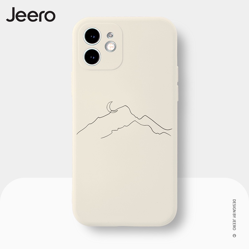 Ốp điện thoại silicon mềm dễ thương thích hợp cho iPhone 13 12 11 Pro Max SE2020 X XR XS ip 8 7 6 6S Plus JEERO HFC254