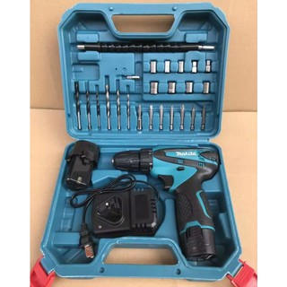 Máy Khoan Pin Makita 12V Có Phụ Kiện (2 Pin), Máy Bắt Vít, Máy Khoan Chất Lượng Cao - Abg Shop