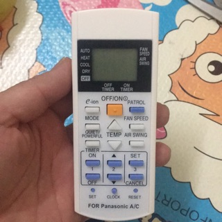 Remote điều hoà chính hãng Panasonic dòng eion