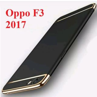 OPPO F3 / A77 ốp lưng doanh nhân ráp 3 mảnh plastic cao cấp