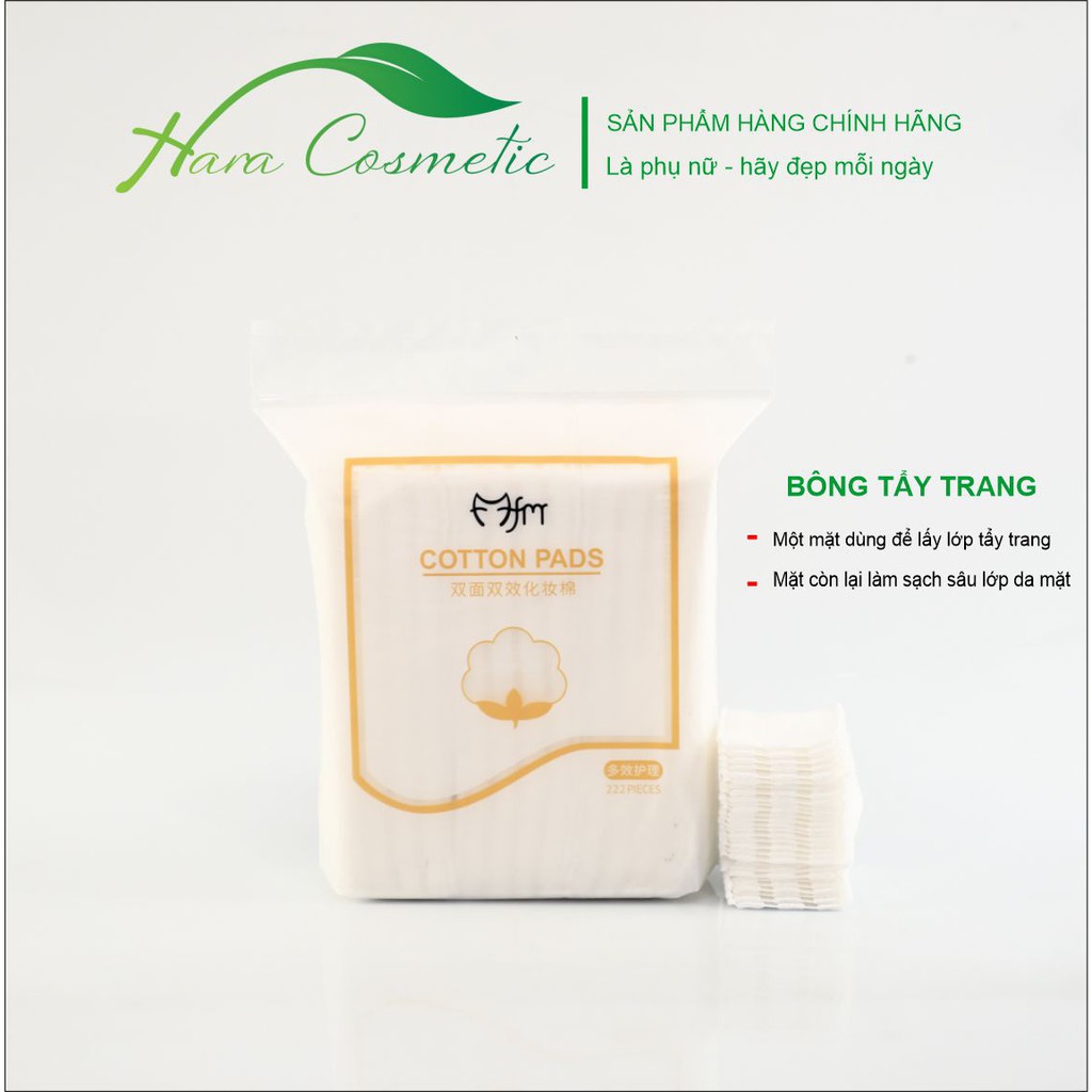Bông Tẩy Trang 3 Lớp Cotton Pads 222 miếng