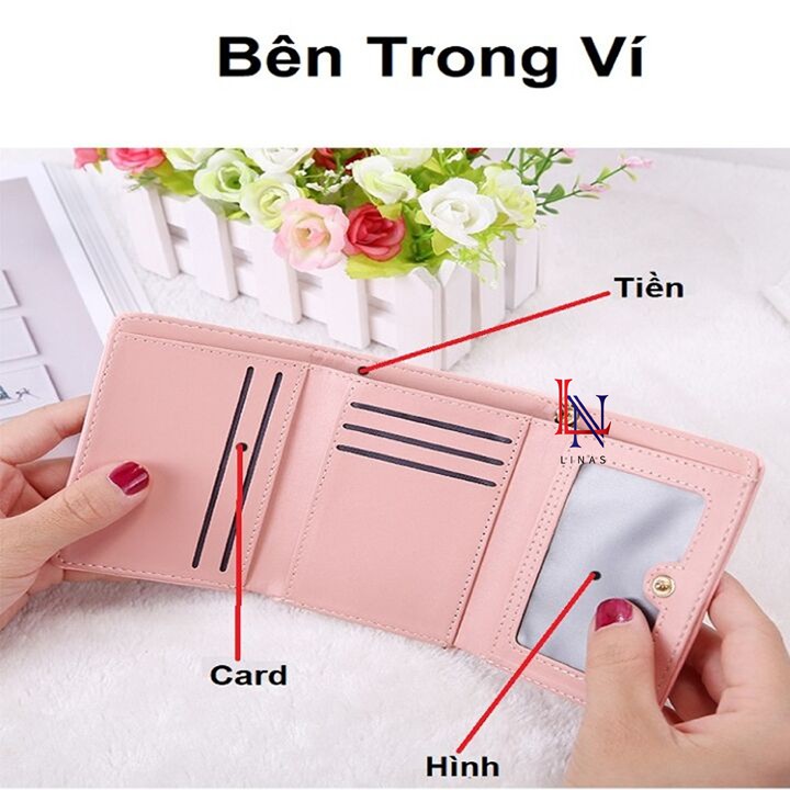 FreeShip Ví Nữ Mini Happy For You, Ví Ngắn Dễ Thương, Xinh Xắn 102 | BigBuy360 - bigbuy360.vn
