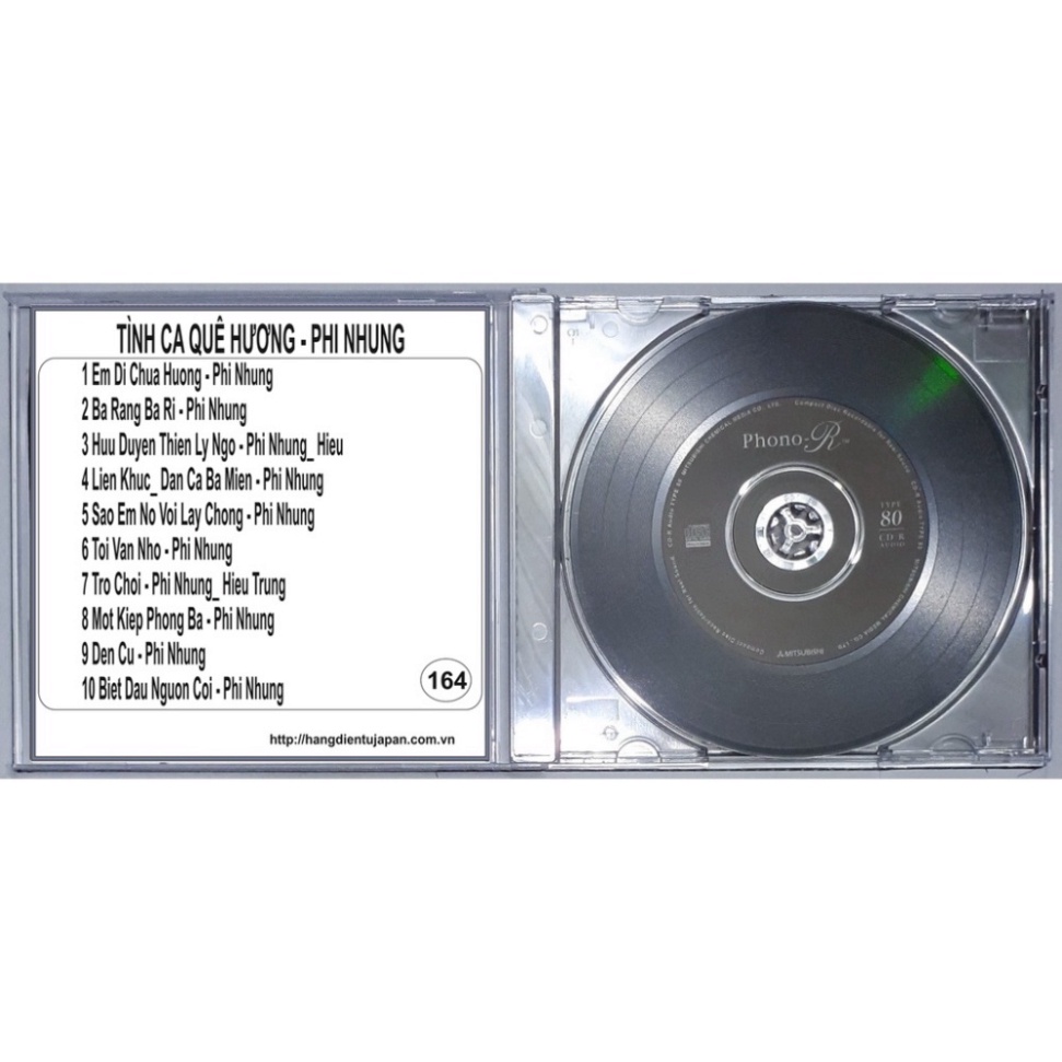 Bộ 4 CD ca sĩ Phi Nhung ( 114 - 1622 )