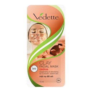Combo 5 Mặt nạ đất sét Vedette 15ml