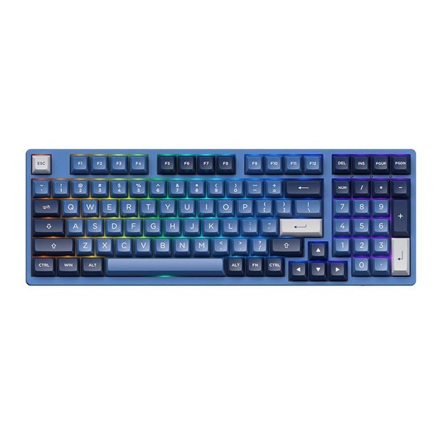 Bàn phím cơ máy tính không dây có dây gaming mini led giá rẻ chính hãng cao cấp bluetooth AKKO 3098B Multi modes OS A037