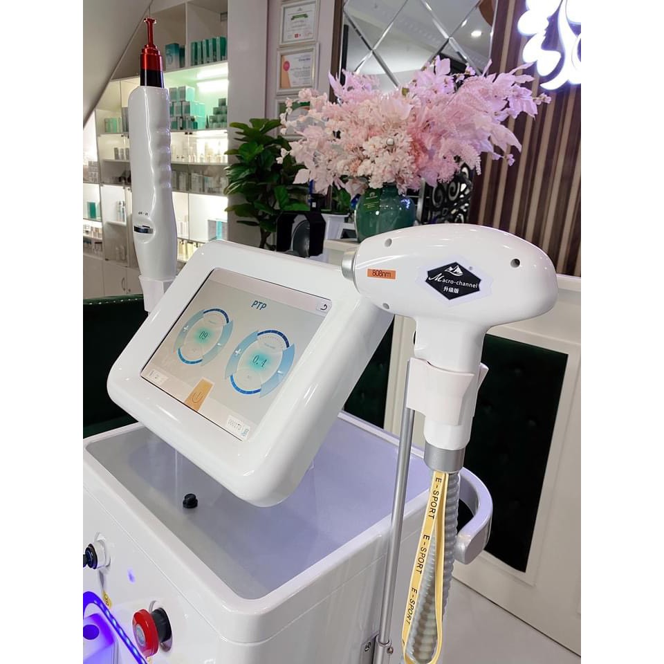 Máy Triệt Lông Diode Laser 808 2in1 Xóa Xăm 2021 Máy Bảo Hành 12 Tháng