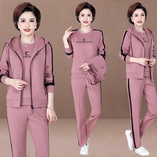 Bộ quần áo dài tay thể thao cho phụ nữ trung niên
